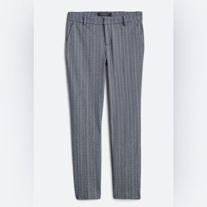 Kelsey straight leg, knit, striped trouser.